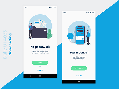 Daily UI #023 - Onboarding adobe xd adobexd app bank daily ui dailyui design flat graphic design minimal money ui ux
