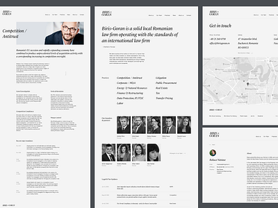 Birisgoran.ro website concept branding clean clean ui concept design law law firm marketing typography website