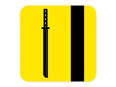 Weekly Warmup No. 20: Kill Bill Icon branding concept design dribbbleweeklywarmup flat icon illustration kill bill logo samurai sword vector