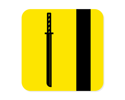 Weekly Warmup No. 20: Kill Bill Icon branding concept design dribbbleweeklywarmup flat icon illustration kill bill logo samurai sword vector