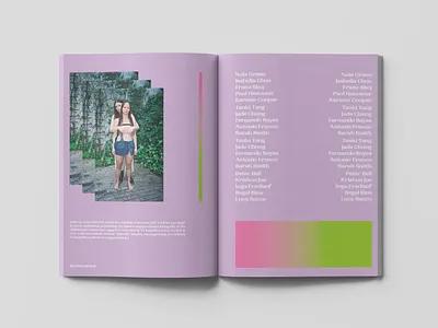 Youngblood Mag clean design flat graphic design lettering magazine minimal print type typography