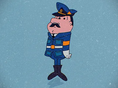 Guard Zé / Leopoldo 50s cartoon cartoons doodle dribbbles guard hanna barbera hanna barbera