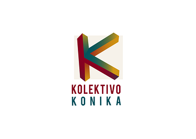 Konika Logo Color Gradients branding circus colors design gradients graphic graphic design logo vector woman