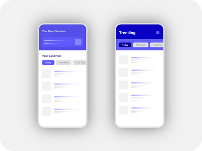 Sort of Monochromatic color Scheme blue dark blue filter list list view mobile monochromatic monochrome table view ui uiux user experience