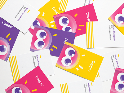 Dapper: Cards art direction blockchain branding business card character crypto dapper dapperlabs design graphic graphicdesign print stationary vancouver