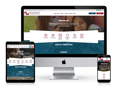 Countryside Veterinary Clinic Website pet veterinary website website design wenatchee