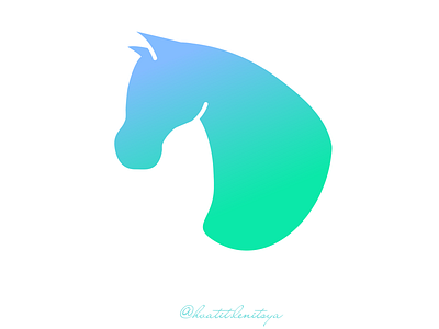 Logo horse horse logo minimalistic