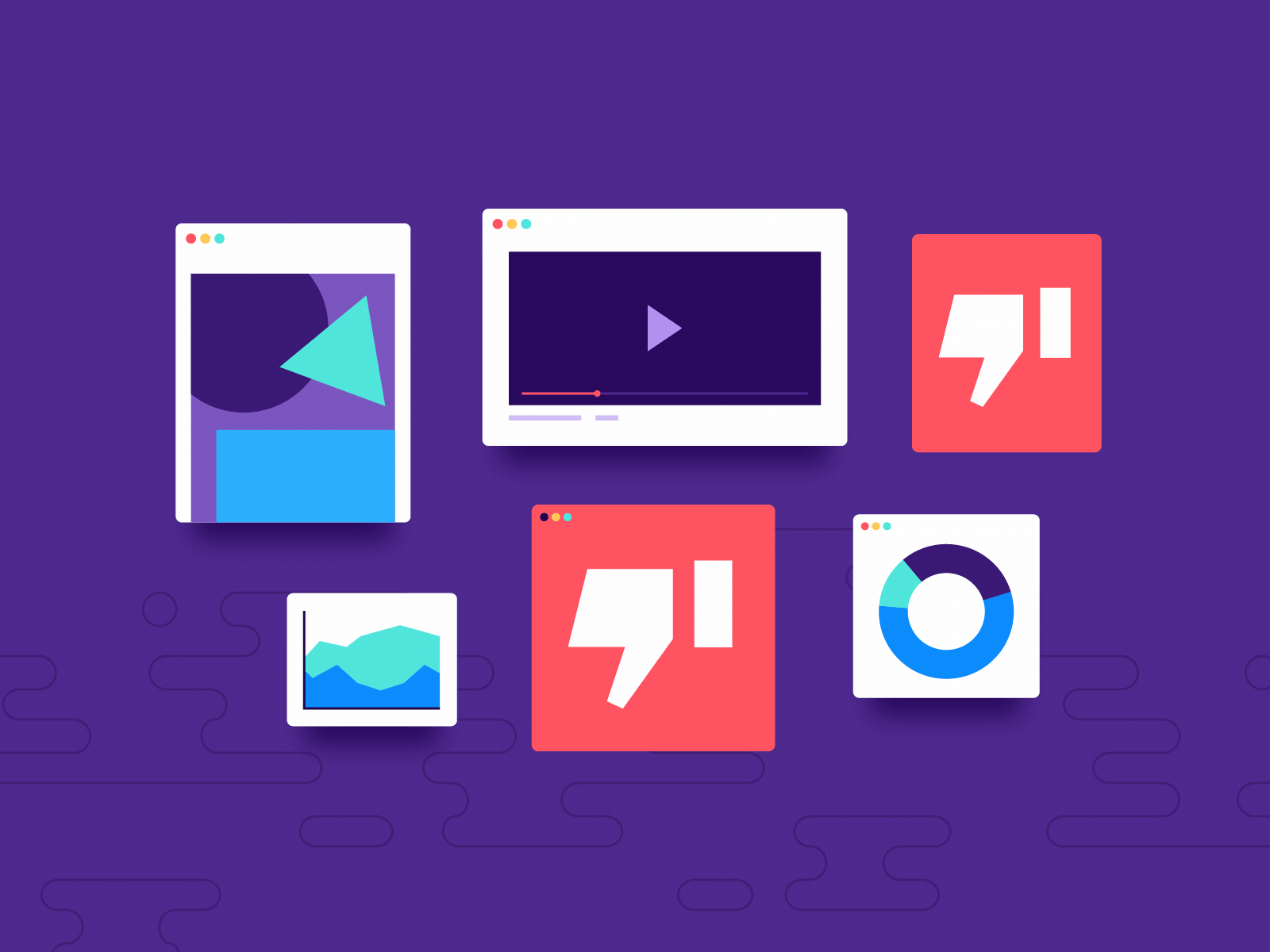 Uclusion Product animation branding design icons illustration logo loop motion motionstory ui ux