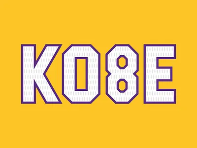 Ko8e graphic design illustration kobe bryant