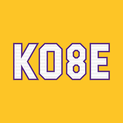 Ko8e graphic design illustration kobe bryant