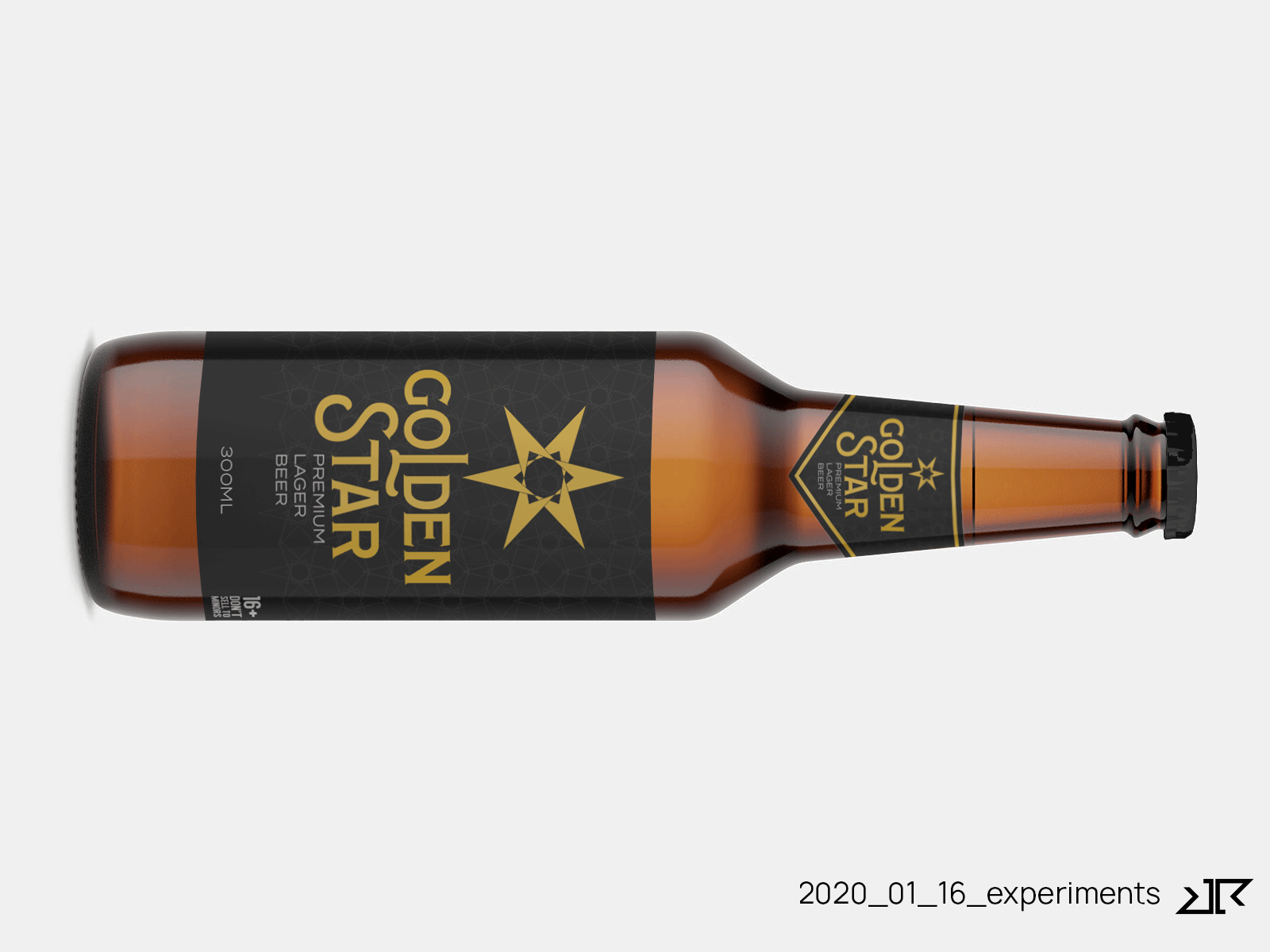 Beer bottle bottle label bottle mockup branding