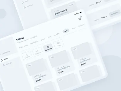 Food Reservation App app booking delivery food food app ios ipad app mobile app design point of sale pos restaurant restaurant app tablet app ui ux