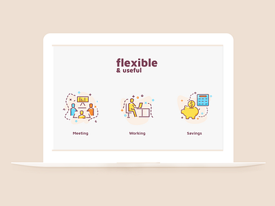 Finance startup landing page concept calculator design finance finance app finance website finances flexible flexible layouts landing meeting page piggy bank presentation savings startup team team work useful work