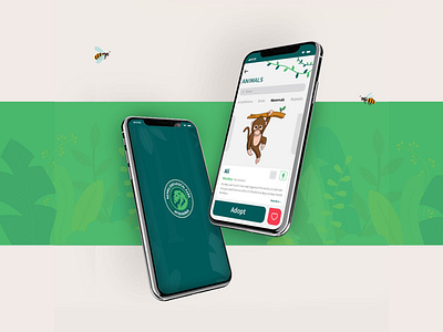 Zooapp_Concept Design_Screens adobexd animal app appdesign appdesigner concept illustration mobile screens ui ui ux ui design uidesigner ux zoo