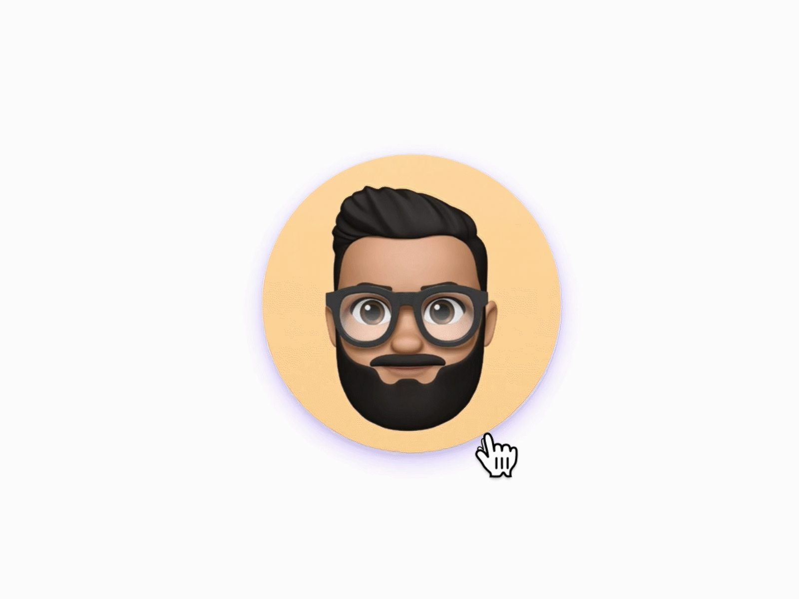Portfolio's Face animation face fun hover state personal website portfolio ui workinprogress