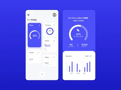 Fitness Tracker designer shot ui uiux userinterface