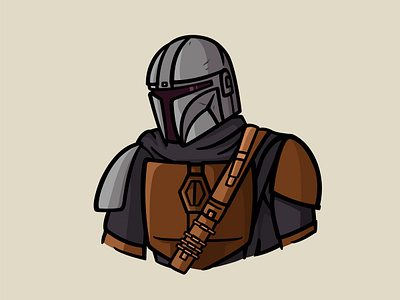 Mandalorian boba fett cartoon child design draw fanart icon illustration mandalorian master movie star wars starwars stormtrooper themandalorian warrior