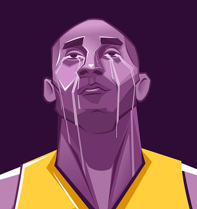 Last shot of the Black Mamba adobe illustrator allstar allstars basketball blackmamba drawing father illustration kobe legend mvp nba nike sport