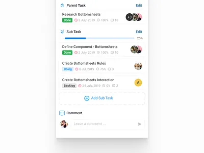 Task Management 2d app apple clean design exploration flat ui ux
