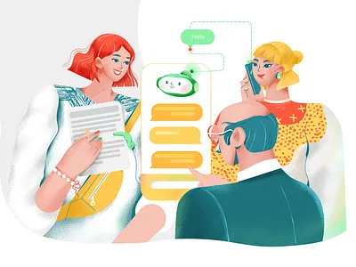 Kiko - chat bot bot branding character chat app chatbot illustration ui web web illustration