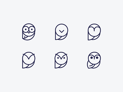 Wisr / Logo Exploration agency animal logo app branding concept design exploration icon logo mobile mobile ui owl owl logo product design