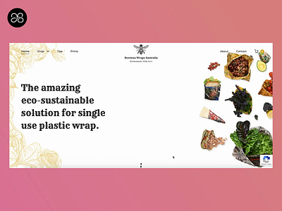 Beeswax Wraps E-Commerce Design concept to reality ecommerce ui design ux design website design