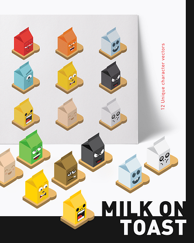 Milk on toast branding carton design designer designs duelofdoves icon logo milk milkontoast milktaost minimal typography ux vector