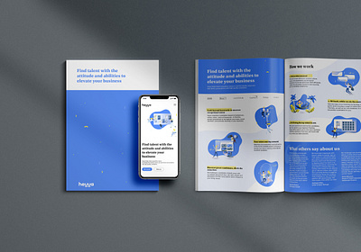 Heyya brand identity preview blue brand and identity brand identity branding design homepage logo ui ux