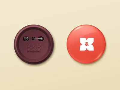 B & B Clothing letter monogram geomatric logo icon letter logoicon logotype monogram neat