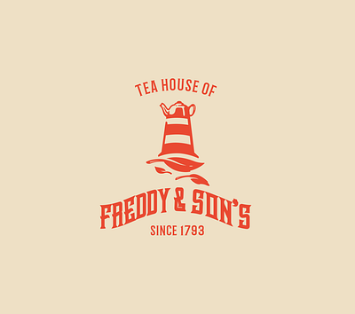 Tea House Of Freddy & Son's brand identity custom icon lettering logo logo design logomark logotype luxury packaging typography