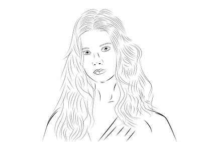 Beautiful woman line art lineart lineartist lineartquotes linearttattoo lineartwork vector art vector artist