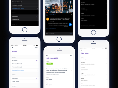 Task management - Light and dark theme app dark theme design ios ios app profile page task task flow task management type typography ui ui design ux web