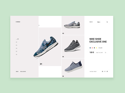 Nike Shoes apps design landing page mobile app ui design web web concept web design website website design