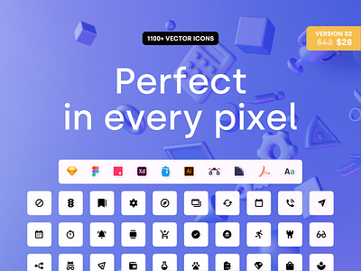 The Icon of - Icon set perfect in every pixel [version 02] adobe xd app design figma icon icon set iconography icons iconset ligature ligature font pixel perfect pixel perfect icon search sketch ui vector web design webdesign webfont xd