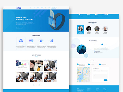 Agency home page 1 homepage landing page landingpage psd template ui uiuxdesign web web ui web ui ux