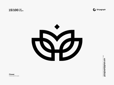 Flower Logo color creative design flat flower graphic icon idea line logo minimal modern natural nature rose rounded simple symbol vector