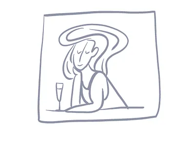 Dreamy Hour art design flat icon illustration procreate vector