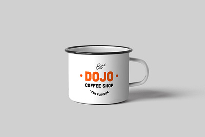 Dojo coffee mug branding coffee mug coffeebrand design illustration illustrator logo minimal modernism mug vector