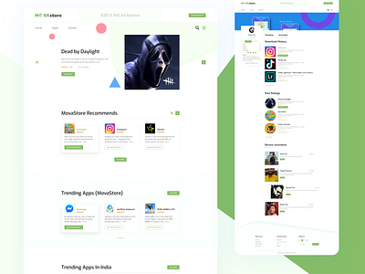 Mova Store App store app store app store web site design dribbble landing design landing page landing page concept landing page design landing page ui landing pages ui ux web web desgin web design web ui web ui design website website design xd design