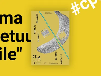 CPM - Inernational Short Film Festival branding cinema event festival film illustration movie poster