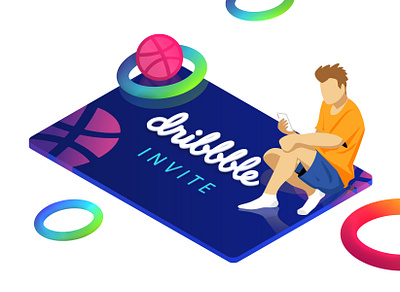 Dribbble Invite for you app branding draft dribbble invite icon illustration invite logo typography ui ux vector web design