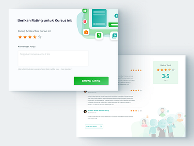 Kuliah Online-Rating course app e learning education app learning app ui ux web