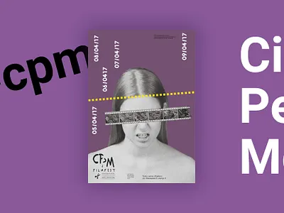 CPM - Inernational Short Film Festival - Poster #2 branding cinema event festival film illustration movie poster posters