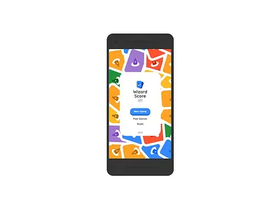 Wizard Score App Homepage Animation animation animation 2d app branding cards logo minimal progressive web app ui ux web website wizard
