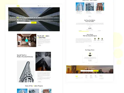 Modern Apartment_UI1 clean design clean ui homepage design landing landing page landingpagedesign minimal minimalist minimalistic uiux web webdesign webpage webpagedesign website website concept white white space