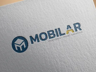 Logo design for Mobilar brand branding clean design logo flat furniture illustration logo logo design rebranding typography vector