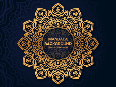 Mandala background, Designed by Shahadat Hossain amazing branding business company corporate design illustration logo luxury luxury brand luxury branding luxury design luxury logo mandala mandala art mandalas mandarin real estate typography