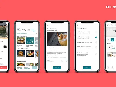 Airbnb, Fill the Fridge airbnb app design feature ui uidesign ux uxdesign web website