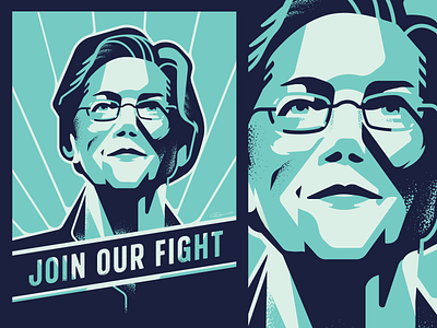 Warren 2020 art elizabethwarren illustration illustrations portrait poster print revolution vector warren warren2020