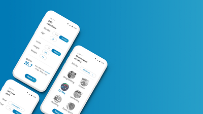 DailyUI #004 - BMI Calculator 004 100days app bmi calculator dailyui design fitness fitness app health health app ui